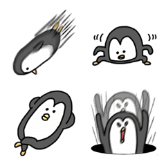 emoji penguin yang aneh