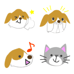 Emoji of Kinako the dog