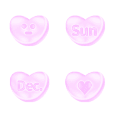 QxQ purple heart Animation Emoji