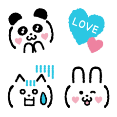 可爱♡熊猫&熊&猫&兎