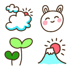 Rabbitmon daily stickers