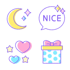 Fluffy and retro emoji 2