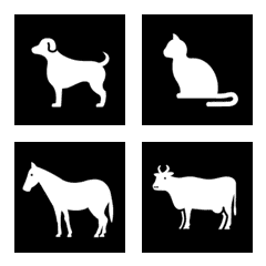 pictogram animals