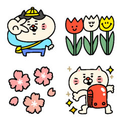 My favorite spring's cat emoji.