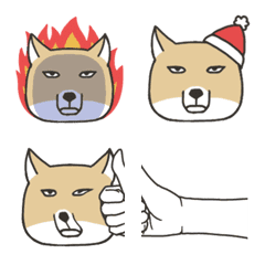 Emoji of Tibetan fox 2