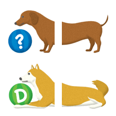 connect dachshund & shiba inu alphabet
