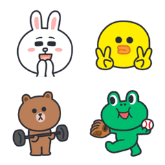 LINE Friends emoji everyday life2