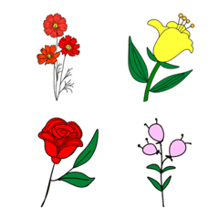 Flowers emoji cute