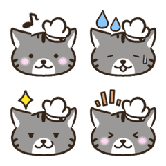Baker's apprentice cat emoji