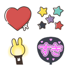 Twinkle emoji of Otaku rabbit!