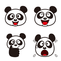 "Pandakko" facial expression emoji