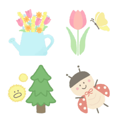 Spring pastel emoji