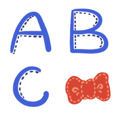 Blue word ABCD