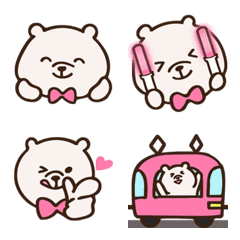 A bear who likes pink idols