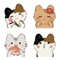 Kawaii Cats Emoji *Spring*