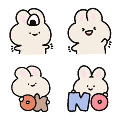 Emoji rabbit  cute