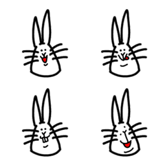 cute bunny Hamige emoji