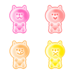 QxQ Gummy cat Emoji