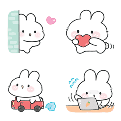 MUJI : Bunny cute Emoji V.1