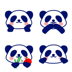 貓熊吃竹子 表情貼