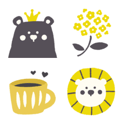 The Nordic taste emoji (black & yellow)