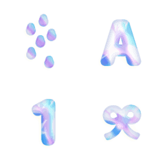 QxQ Bubble Letter Emoji