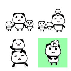 Fun panda emoji