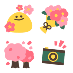 5 colors simple animated emoji part 1