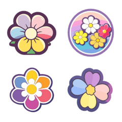 Simple and cute flower emoji