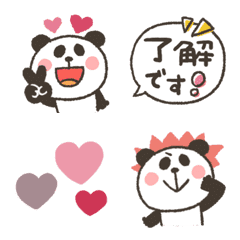 Panda emoji by kanapi2