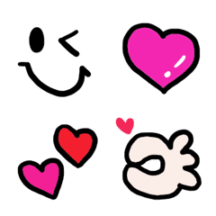 (Various emoji 335adult cute simple)