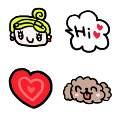 (Various emoji 336adult cute simple)