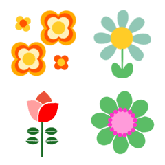 Retro flower emoji3