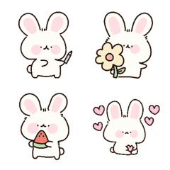 Emoji momo rabbit cute
