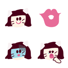 girl with cat ears