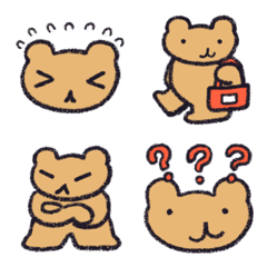 Little bear likes to talk Emoji