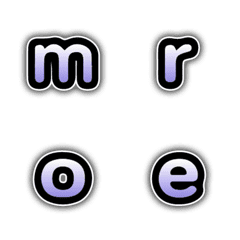 emoji alphabet english alphanumeric 004