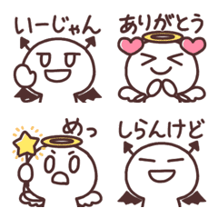 Simple-kun's words emoji -Angel & devil-