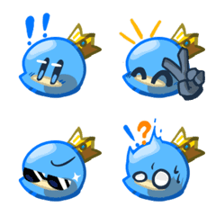 Seablue slime Emoji