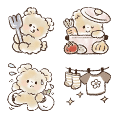 Emoji of cute bear's life