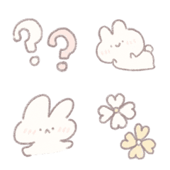 Ac emoji rabbit cute.