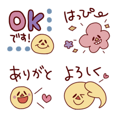 Round face's Emoji 3