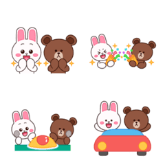 Simple Emoji! Brown & Cony 2