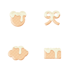 vanilla ice cream cookies Emoji
