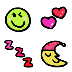 (Various emoji 339adult cute simple)