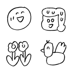 simple monochrome emoji1