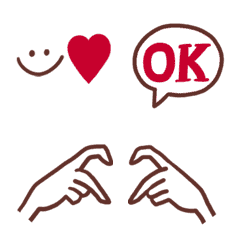 Daily use simple kawaii emoji