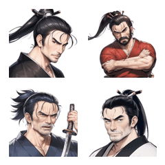 Samurai emoji.