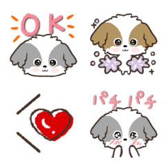 Kawaii GIRL&DOG*^*^ Emoji!!!!