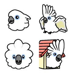 White cockatoo Emoji